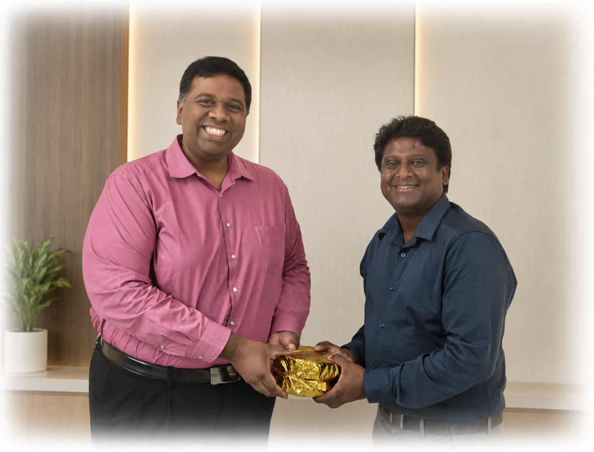 Dr. S. Sashi Anand and Mr. Arunmozhivarman at the VIIV–Kalasalingam partnership